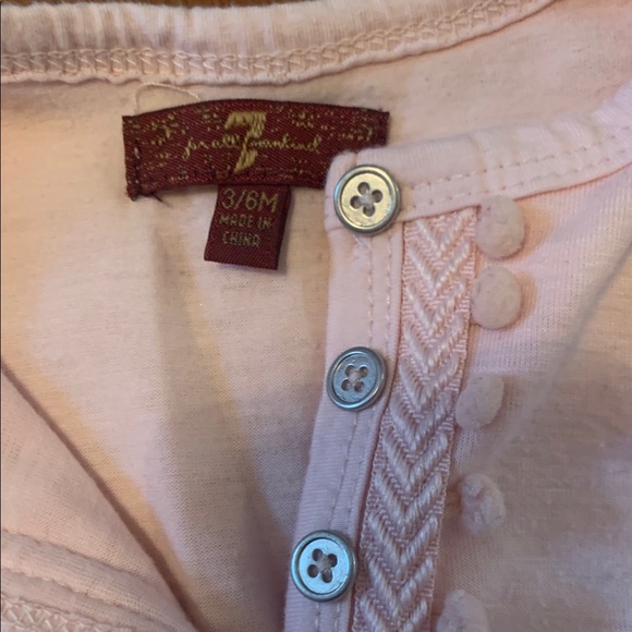 7 for all mankind baby girl romper jumpsuit 3-6m - Picture 4 of 5